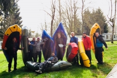 Packraft 2019, eerste etape zit erop.